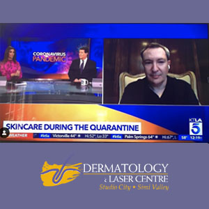 DR. GENE RUBINSTEIN & DERMATOLOGY & LASER CENTRE FEATURED ON KTLA Simi Valley, CA